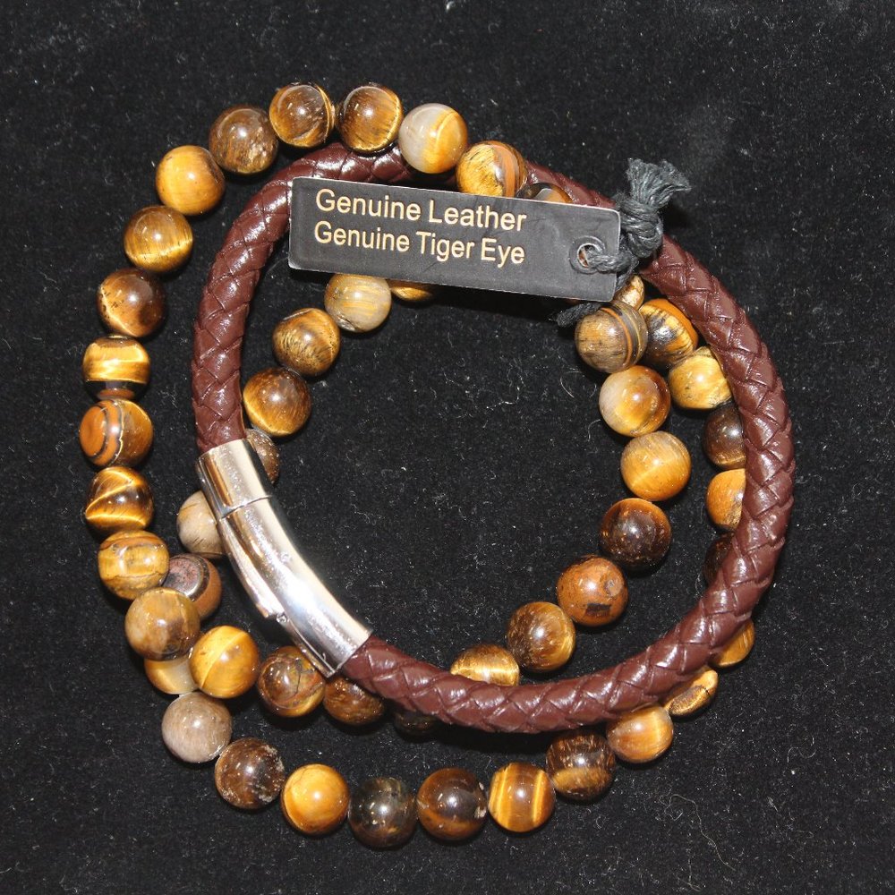 NEW Anthony Jacobs Men's 3 pc bracelet set.